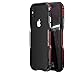 Luphie for Apple iPhone X Case Shockproof Ultra Luxury Aluminum Metal Frame Armor Irregularly Aluminum Metal Screw Frame Bumper Built-in Sponge for iPhone X