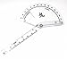 Set of 6 Piece Spinal Finger Goniometer Protractor Ruler 360 Degree 12 inch 8 inch 6 inch (A2Z)