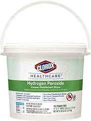 CloroxPro Healthcare Hydrogen Peroxide Cleaner Disinfectant Wipes, Healthcare Cleaning and Industrial Cleaning