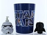 Star Wars Bathroom Set - Wastebasket, Lotion Pump and Toothbrush holder