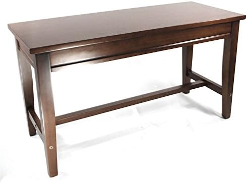 Frederick Extended Upright Piano Bench - Walnut Satin