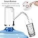 Water Pump for 5 Gallon Bottle, Electric 5 Gallon Water Dispenser Universal USB Charging Drinking Water Bottle Pump