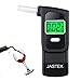 JASTEK Breathalyzer, Portable Breath Alcohol Tester LCD Screen with 5 Mouthpieces for Personal Use