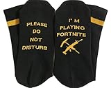 Please Do Not Disturb I'm Playing Fortnite Funny Gamer Gift Socks - Unisex, One Size Fit All
