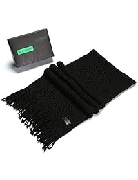 Mio Marino - Bufanda de punto para mujer - bufandas de invierno para mujer - bufandas de punto acanalado para mujer