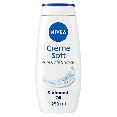 NIVEA Care Shower Creme Soft (250 ml) Enriched with Almond Oil, Moisturising Gel Body Wash, Skin Moisturiser with Mild Scent
