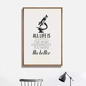 Framed Canvas Wall Art for Living Room, Bedroom Quotes Canvas Prints for Modern Home Decoration Ready to Hang - 16"x24" inches