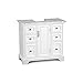 DermaPad Pedestal Sink Cabinet with Marble Top - Arrives Fully Assembled