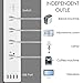 WiFi Smart Power Strip Socket AISIRER Surge Protector Outlet 4 USB Charging Ports and 4 Smart AC Plugs, APP Remote Control, Voice Controlled by Alexa Echo Dot and Google Home, 6ft Extension Cord