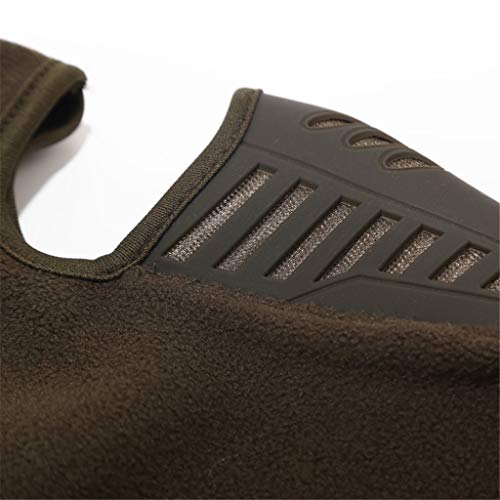 Windproof Mask Cap Outdoor Sports Motorcycle Ski Mask Hat Full Face Neck Mask Tactic CS Sunscreen Dustproof Headgear (Army Green, One Size)