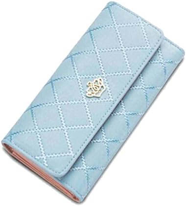 Malloom® Women Clutch Long Purse Leather Wallet Card Holder Handbag Bags (Sky blue)