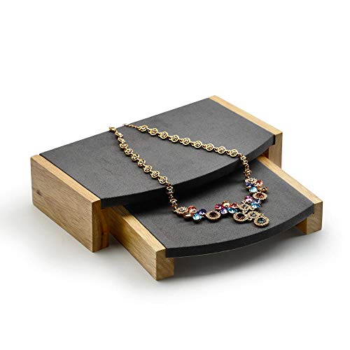 image for Oirlv Solid Wood Jewelry Display Stand Showcase/Trade Show Necklace Br