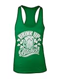 LOGOPOP Women's Drink Up Bitches! Racerback Tank Top