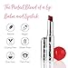 100% PURE Lip Glaze, Cabernet, Tinted Lip Balm, With Cocoa Butter, Vitamin E, Lip Moisturizer, Natural Lip Balm (Pink Mauve Color) - 0.088 oz