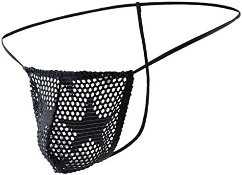 JAMZER Mens Thongs Underwear for Sex,Sexy Transparent Mini Erotic Bulge Pouch T-Back Lingerie Breifs Online Wholesale,Guys Male Sheer G String Thong