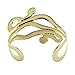 EAWIN Egptyian Goddess Gold Snake Open Cuff Upper Arm Bracelet Great for Cleopatra Costume Medusa costume Halloween Adjustable