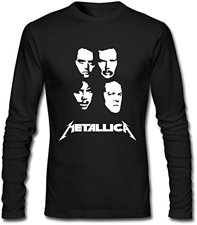 AOPO Men's Long Sleeve Metallica Tshirts