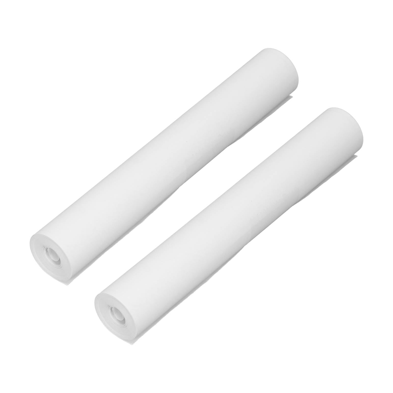 2 Roll A4 Thermal Printer Paper 210xDia 30mm, Jamless Design, White Thermal Paper, with Clear Printing Content, for Design Sketches, Invoices, Maintenance Reports