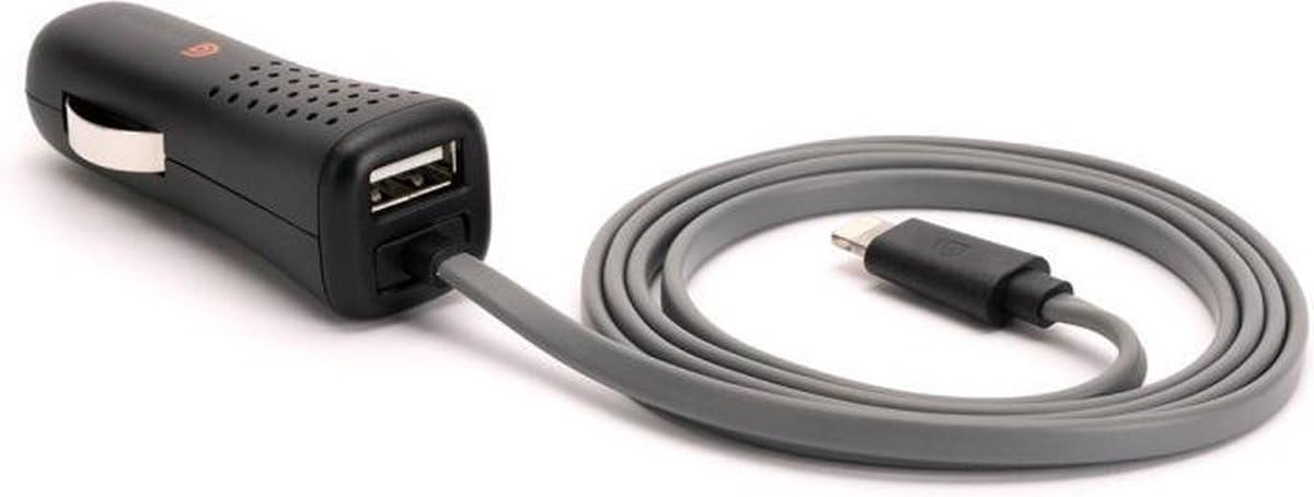 Griffin 12 W Power Jolt Dual Charger with Extra Port for Lightning Devices - Black