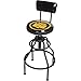 Northern Tool Adjustable Swivel Shop Stool with Backrest - Steel, 275-Lb. Capacity, 29 to 33in. Seat Height