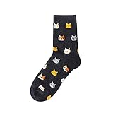 Fullfun Womens Cute Cat/Food Print Casual Cotton