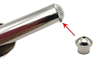 FENGTAIKE Piccolo Head Crown Headjoint Screw End Cap, Flute Head Crown Screw Cap Replacement for Piccolo Repair Parts