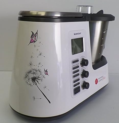 Decal Stickers Monsieur Cuisine Plus Purple Butterflies Lacht