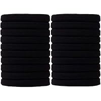 Large Ponytail Holders, Thick Hairties for Women Seamless Elastic Hair Bands Ties for Thick Heavy and Curly hair