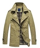 WantDo Men's Outercoat Jacket Solid Cotton Fashion