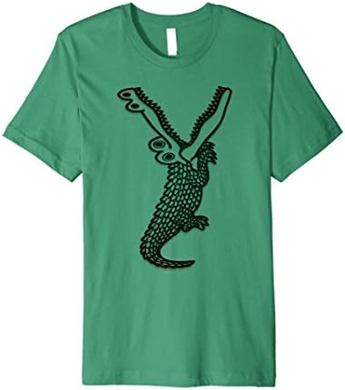 Mens Crocodile Alligator Tshirt: Animal Reptile Jungle Gift 2XL Kelly Green