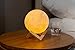 [AG 3D] Big Moon Lamp Night Light with Stand 5.9in Large 3D Childrens Lunar Rechargable USB Battery For Kids and Nursery Moonlight Nightlight Lamp Beautiful 3D Moon Light