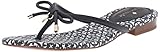 kate spade new york Women's Mistic Flip Flop, Black, 7.5 M US