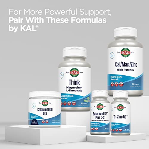KAL® Magnesium Malate 400 Chelated with Malic Acid for Energy