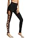SweatyRocks Leggings Women Yoga Workout Pants High Waist Cutout Tights