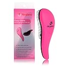 Vergiano Easy Glide Pain Free Detangling Hair Brush for Adults, Kids, & Pets - Easily Remove Knots & Tangles (PINK)