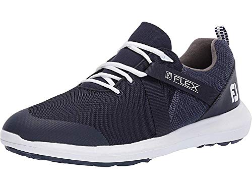 FootJoy Men's FJ Flex Golf Shoes 56102 - Navy - 7.5 - Medium