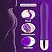G Spot Vibrator for Vagina Stimulation, Ultra Soft Bendable Rechargeable Dildo Vibrator with 9 Vibration Patterns-Adult Sex Toys for Women and Couple