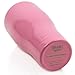 Smart Cooler 30 Oz. Sweat Free Ultra-Tough Double Wall Stainless Steel Tumbler Cup with Leak-proof Heavy Duty Tumbler Lids (Slide Lid & Flip Lid), Straw, & Cleaning Brush - Pink