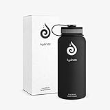 Hydrate Stainless Steel 32 oz Water Bottle. Double Wall insulated. BPA Free.