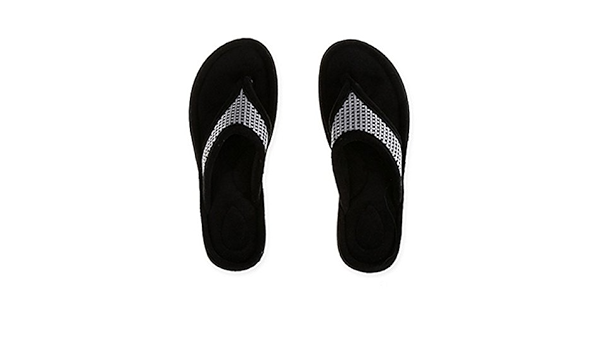 therapedic flip flop slippers