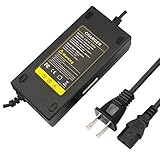 ARyee 3 Holes Plug Power Charger Electric Scooter Charger Compatible with Electric Bike Electric Scooter Electric Motorcycle Electric Wheelchair(48V 2.5A)