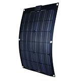 Nature Power 56702 25-watt Semi-Flex Monocrystalline Solar Panel for 12-volt Charging