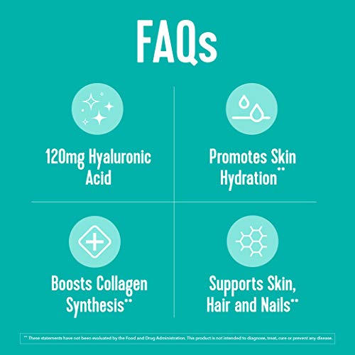 Vital Proteins Hyaluronic Acid Supplement with 120mg of Hyaluronic Acid