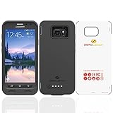 Samsung Galaxy S7 Active Battery Case, ZeroLemon S7 Active 8500mAh Extended Battery with Soft TPU Full Edge Protection Case - Black(NOT FOR THE SAMSUNG GALAXY S7 EDGE OR S7)
