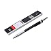 Eshylala 2 Pack 2.0 mm Lead Holder Metal Mechanical Pencil Automatic Mechanical Drafting Pencil for Draft Drawing,Carpenter,Crafting, Art Sketching + 24 Leads (Black)
