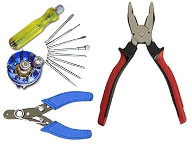 Gadget Deals Combo of Plier,Wire Stripper and Screwdriver Set