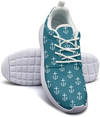 Saerg Bearry Women's Anchor Sign Lightweight Mesh Running Shoes Athletic Sneakers