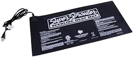 10 in. x 21 in. 20W Seedling Heat Mat Double Insulated 120V Super Sprouter 726695
