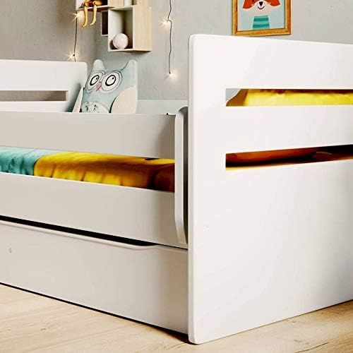 Tommy Wonderhome24 Childrens Bed Kids Bed Junior Childrens Single Bed With Mattress And Storage Included Blue 180x80 Furniture Cots Nursery Beds