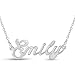 Beam Reach Personalized Name Necklace Pendant in Silver Tone, 100 Names Available for Immediate Purchase!